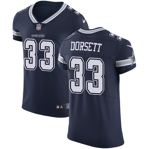 Nike Cowboys #33 Tony Dorsett Navy Blue Team Color Men's Stitched NFL Vapor Untouchable Elite Jersey - Click Image to Close